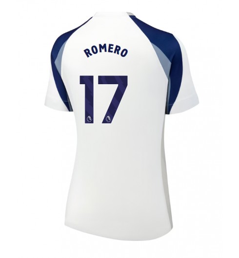 Tottenham Hotspur Cristian Romero #17 Domácí Dres pro Dámské 2025-26 Krátký Rukáv Tottenham Hotspur Cristian Romero #17 Domácí Dres pro Dámské 2025-26 Krátký Rukáv